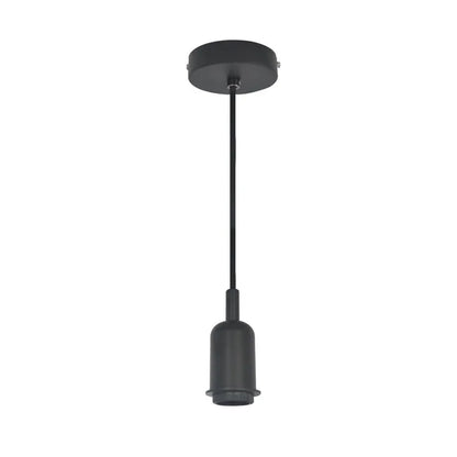Suspension Hoopa, design, E27 métal noir INSPIRE