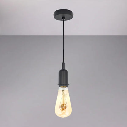 Suspension Hoopa, design, E27 métal noir INSPIRE