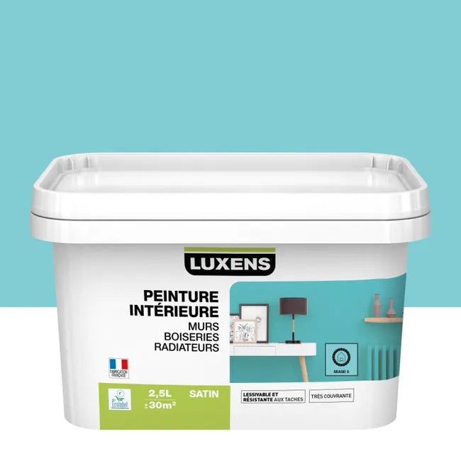 Peinture mur, boiserie, radiateur toutes pièces Multisupports LUXENS, miami 5, s