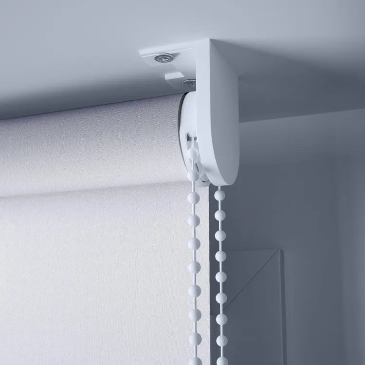 Store enrouleur occultant Séoul blanc, l.45 x H.160 cm, INSPIRE