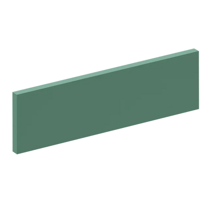 Façade de tiroir de cuisine Sevilla vert laguna mat H.12.5 x l.59.7 cm