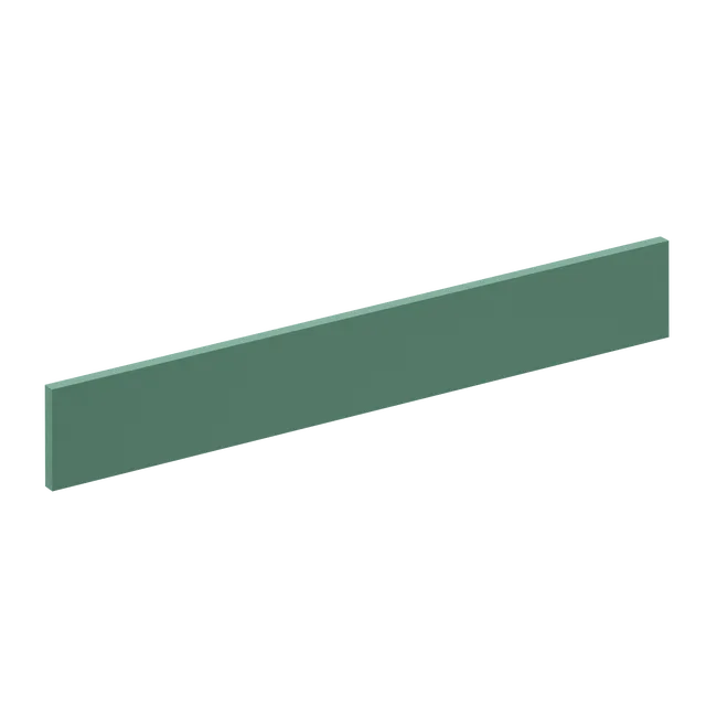 Façade de tiroir de cuisine Sevilla vert laguna mat H.12.5 x l.89.7 cm