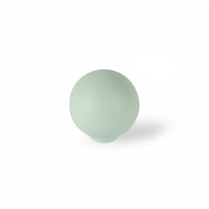 Bouton de meuble rond Boule, abs vert mat, Diam.25 mm