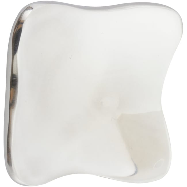 Bouton de meuble Saturne, aluminium argent