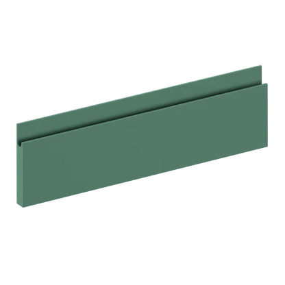 Façade de tiroir de cuisine Osaka vert laguna mat H.12.5 x l.39.7 cm