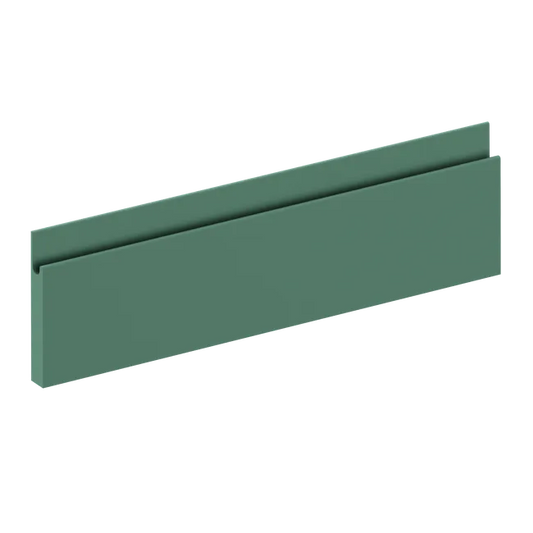 Façade de tiroir de cuisine Osaka vert laguna mat H.12.5 x l.39.7 cm