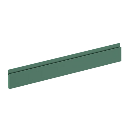 Façade de tiroir de cuisine Osaka vert laguna mat H.12.5 x l.79.7 cm