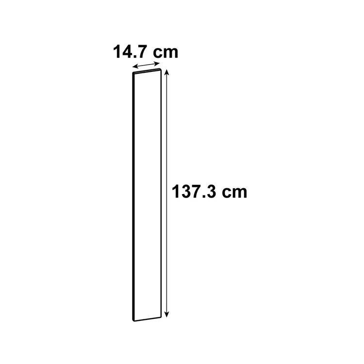 Porte de cuisine DELINIA ID Tokyo blanc mat H.137.3 x l.14.7 cm