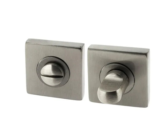 2 rosaces de fonction Louisiana ALPERTEC, laiton mat condamnation/décondamnation