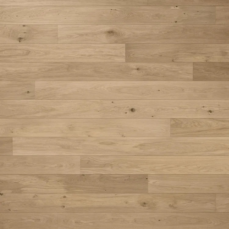 Parquet contrecollé intenso chêne naturel vitrifié XL ARTENS, l.18.7 c