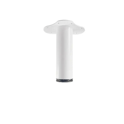 Pied table basse cylindrique HETTICH réglable, Ht.De 20 à 23 cm acier époxy blan