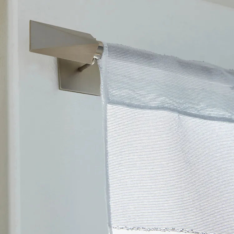 2 embouts pour tringle à rideau, Diam.8 / 10 mm, chrome Chic, INSPIRE