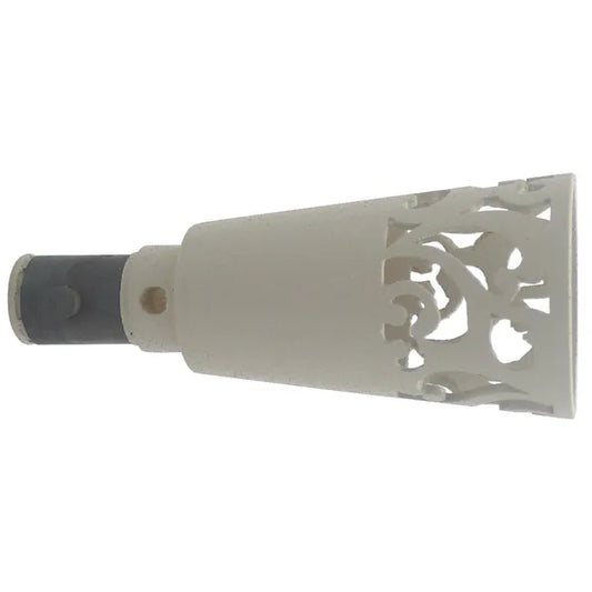 2 embouts pour barre de vitrage, Diam.8 / 10 mm, plume Cosy, INSPIRE