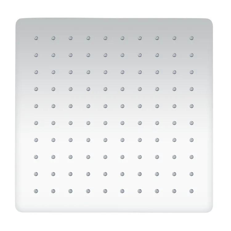 Tête de douche carré acier inoxydable H.25 x l.26cm Studio SENSEA