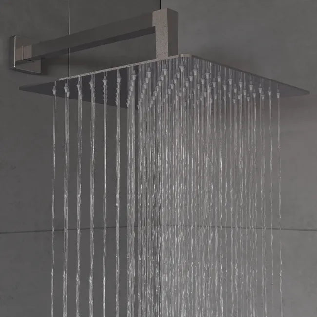 Tête de douche carré acier inoxydable H.30 x l.32cm Studio SENSEA