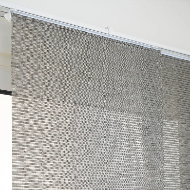Panneau japonais Bambou, gris, H.250 x l.50 cm