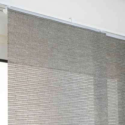 Panneau japonais Bambou, gris, H.250 x l.50 cm