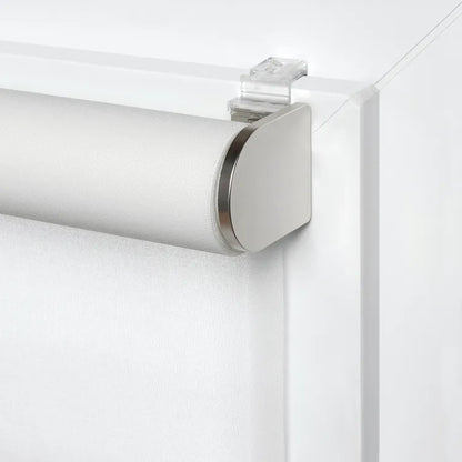 Store enrouleur tamisant Samba blanc, l.40 x H.190 cm remontée auto, INSPIRE