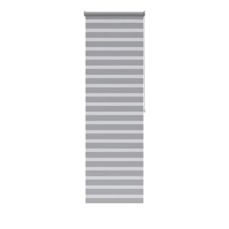 Store enrouleur jour/nuit Athenes gris, l.40 x H.190 cm, INSPIRE
