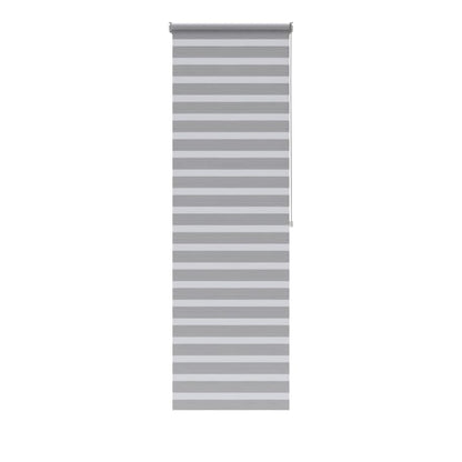 Store enrouleur jour/nuit Athenes gris, l.40 x H.190 cm, INSPIRE