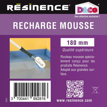 Recharge résine, vernis pour carrelage, RESINENCE, l.180 mm