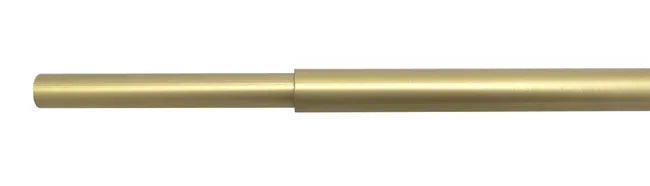 Barre de vitrage sans perçage décor laiton Chic, L.38 - 70 cm, diam.10 mm, INSPI