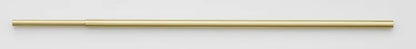 Barre de vitrage sans perçage décor laiton Chic, L.38 - 70 cm, diam.10 mm, INSPI