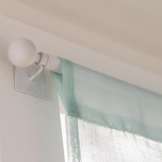 Barre de vitrage blanc Design, L.38 - 70 cm, diam.10 mm, INSPIRE