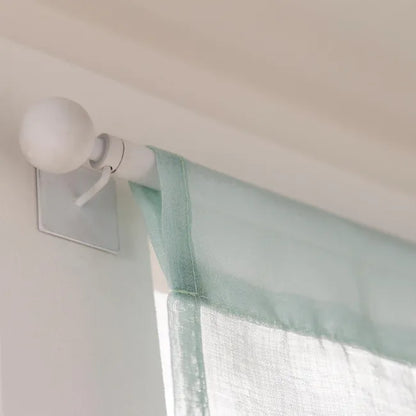 Barre de vitrage blanc Design, L.38 - 70 cm, diam.10 mm, INSPIRE
