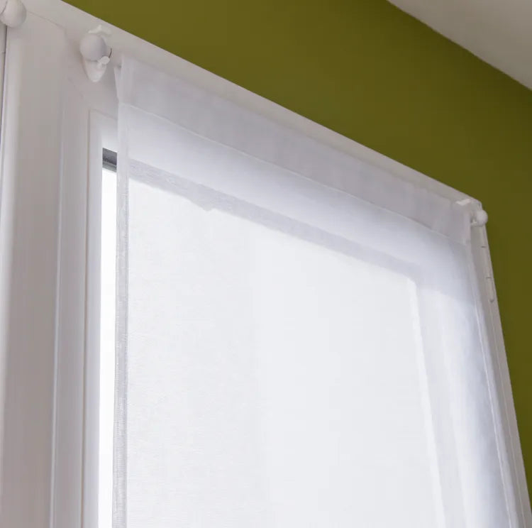 Barre de vitrage blanc Design, L.38 - 70 cm, diam.10 mm, INSPIRE