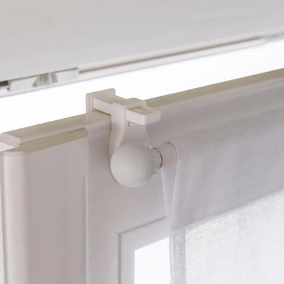 Barre de vitrage blanc Design, L.38 - 70 cm, diam.10 mm, INSPIRE
