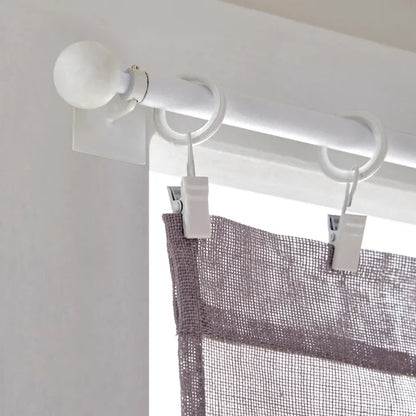 Barre de vitrage sans perçage blanc Cosy, L.38 - 70 cm, diam.10 mm, INSPIRE