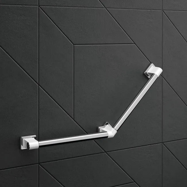 Poignée de sécurité 135 ° courbe L.40 cm blanc rugao AKW
