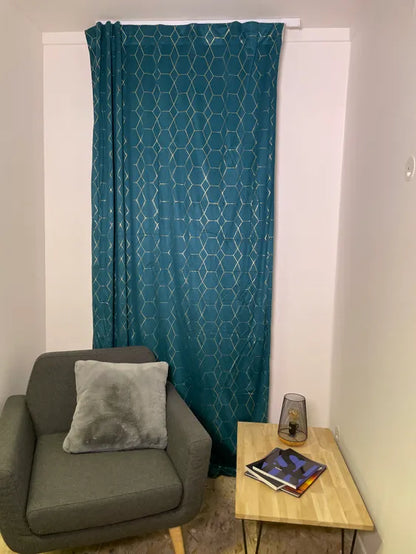 Kit de rail à rideaux Extens blanc, 120 cm