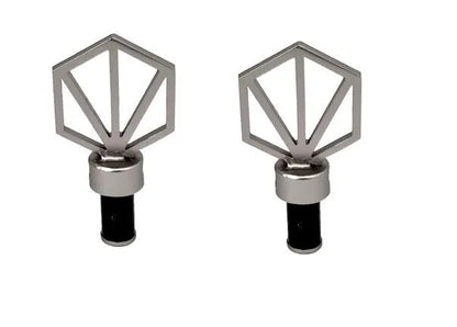 Lot de 2 Embout pour barre de vitrage, Diam.10 mm gris Design, CESSOT