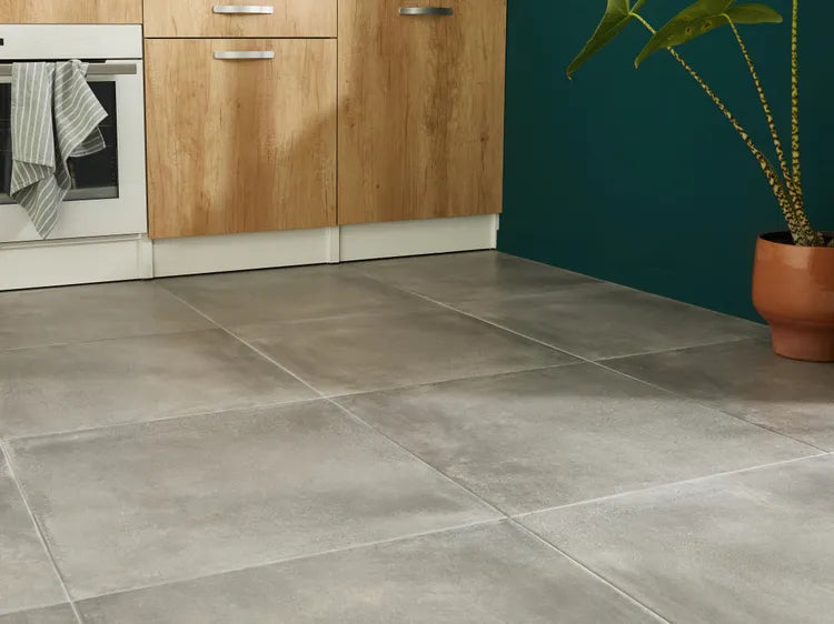 Carrelage sol / mur effet béton gris Roller l.60.4xL.60.4cm FRASSINORO GRESMALT