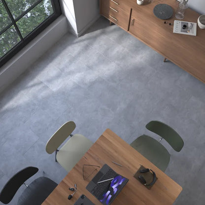 Carrelage sol effet béton gris Shala 30.4 x L.60.8 cm ARTENS
