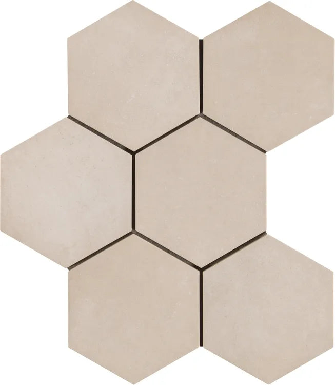 Carrelage mur / sol effet béton ficelle Time l.18.2 x L.21.5 cm
