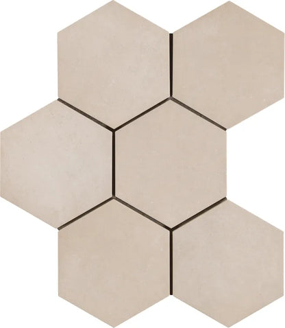 Carrelage mur / sol effet béton ficelle Time l.18.2 x L.21.5 cm