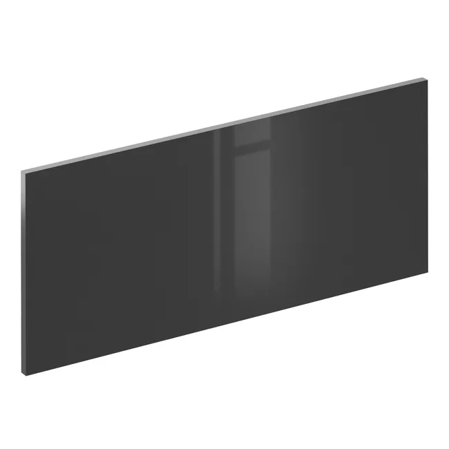 Porte de cuisine Sevilla gris foncé brillant H.38.1 x l.89.7 cm