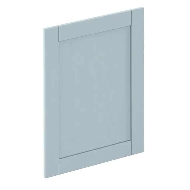 Porte de cuisine Boston bleu clair mat H.76.5 x l.59.7 cm