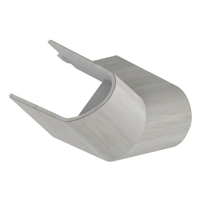 Cache pour barre d'appui L.7.6 cm bois onyx AKW