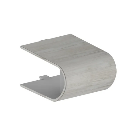 Cache pour barre d'appui L.7.6 cm bois onyx AKW