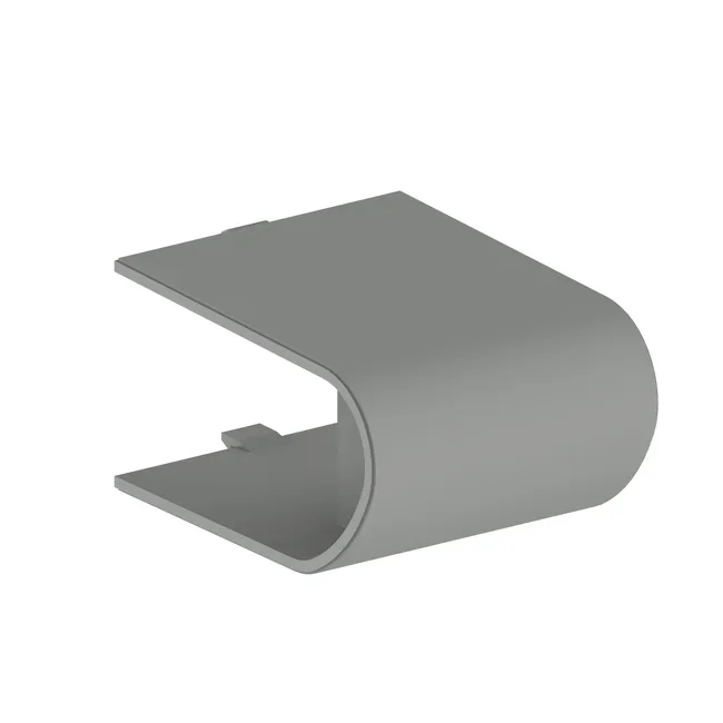 Cache pour barre d'appui L.7.6 cm gris onyx AKW