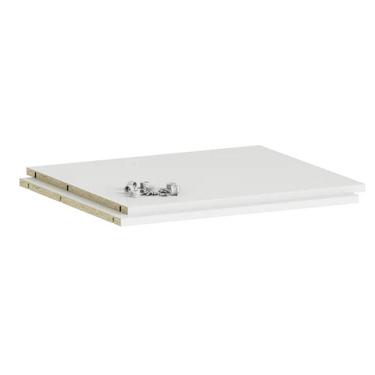 Lot de 2 étagères SPACEO Evo'M P.50 pour caisson L.60 x P.50 cm