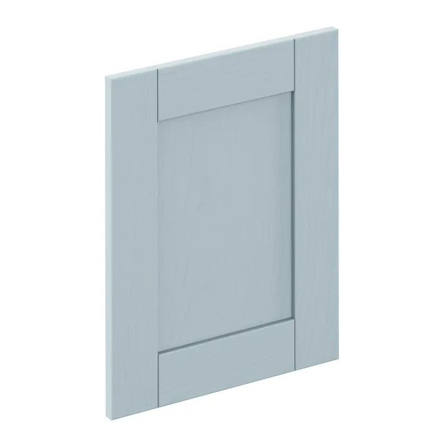 Porte de cuisine Boston bleu clair mat H.50.9 x l.39.7 cm