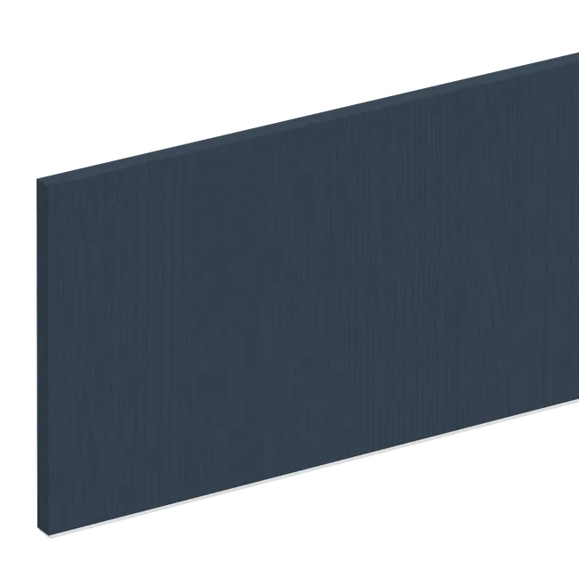 Plinthe de cuisine + bavette, Malmö/Boston bleu marine H.15xl.240cm, Ep.12,8mm