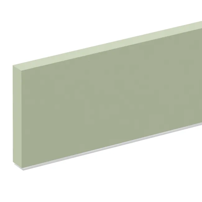 Plinthe de cuisine Venise, vert lichen, H.10 cm x L.2.4 m, Ep.19 mm