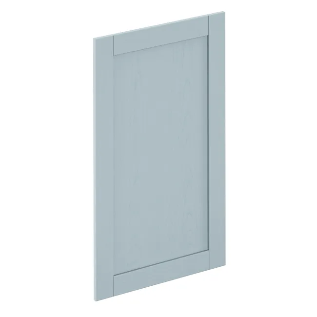 Porte de cuisine Boston bleu clair mat H.102.1 x l.59.7 cm