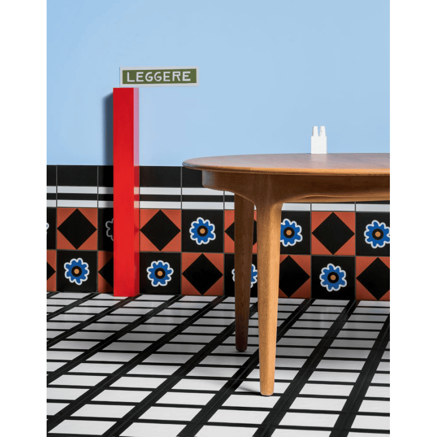 MUTINA Mattonelle Margherita Square Black 20,5x20,5cm